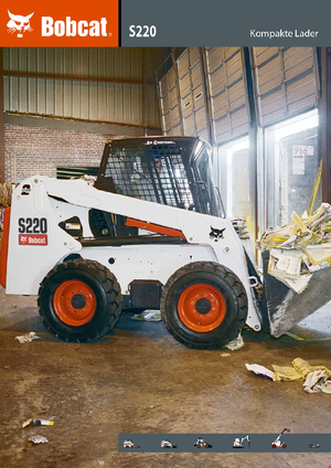 Smykem řízené nakladače Bobcat S 220 ACS