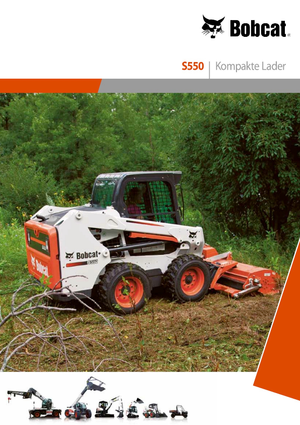 Smykem řízené nakladače Bobcat S550
