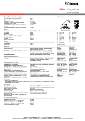 Smykem řízené nakladače Bobcat S770