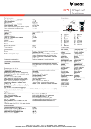 Smykem řízené nakladače Bobcat S770