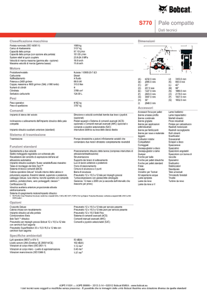 Smykem řízené nakladače Bobcat S770
