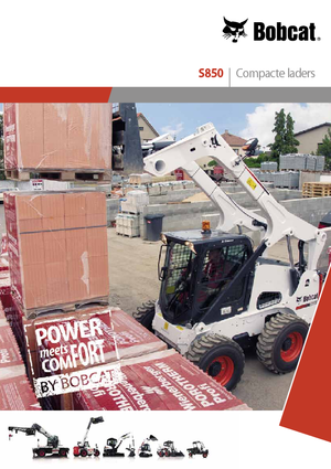Smykem řízené nakladače Bobcat S850