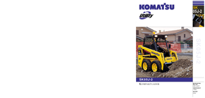Smykem řízené nakladače Komatsu SK05J-2
