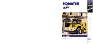Smykem řízené nakladače Komatsu SK1020-5 Super Flow