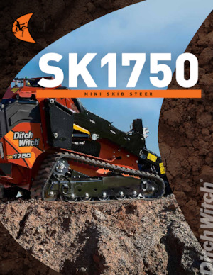 Smykem řízené nakladače Ditch Witch SK1750