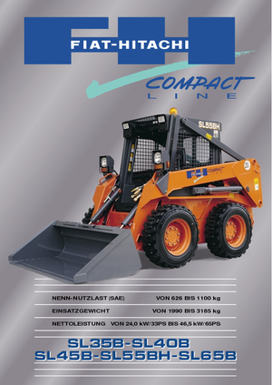 Smykem řízené nakladače Fiat-Hitachi SL 40 B