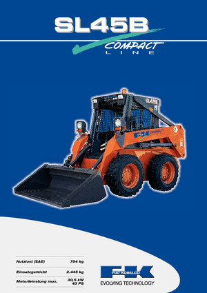 Smykem řízené nakladače Fiat Kobelco SL 45 B