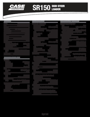 Smykem řízené nakladače Case SR150