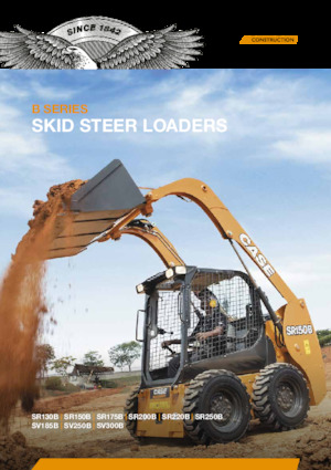 Smykem řízené nakladače Case SR200B