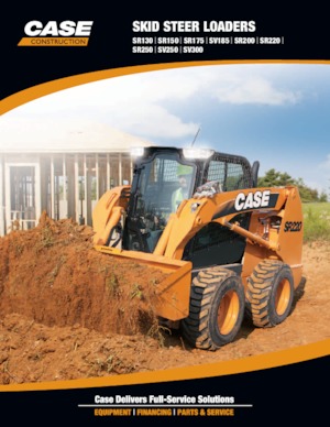 Smykem řízené nakladače Case SR200