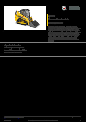 Smykem řízené nakladače Wacker Neuson ST27