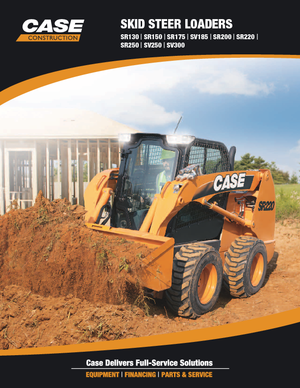 Smykem řízené nakladače Case SV 250