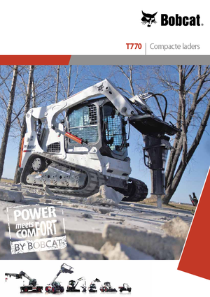 Smykem řízené nakladače Bobcat T770