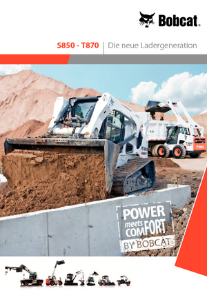 Smykem řízené nakladače Bobcat T870