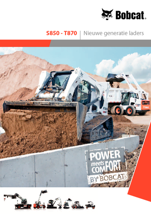 Smykem řízené nakladače Bobcat T870