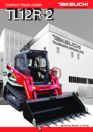 Smykem řízené nakladače Takeuchi TL 12 R2
