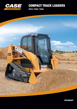 Smykem řízené nakladače Case TR 380