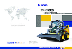 Smykem řízené nakladače XCMG XC750K