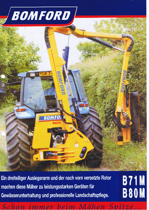 Svahové sekačky Bomford B 71M