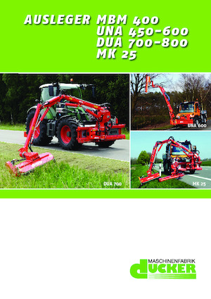Svahové sekačky Dücker UNA 500 TTM