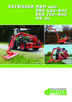 Svahové sekačky Dücker UNA 500 TTM