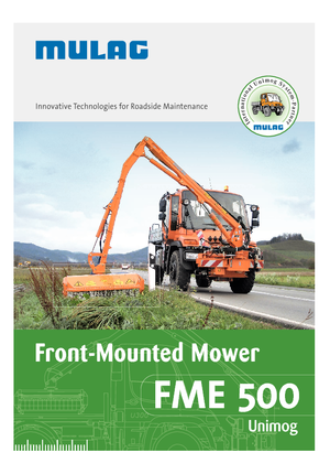Svahové sekačky Mulag FME 500