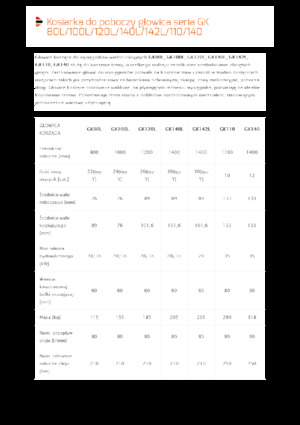 Svahové sekačky Pronar GK80L