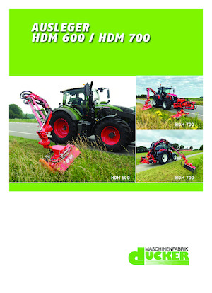 Svahové sekačky Dücker HDM 600  VMS 1200