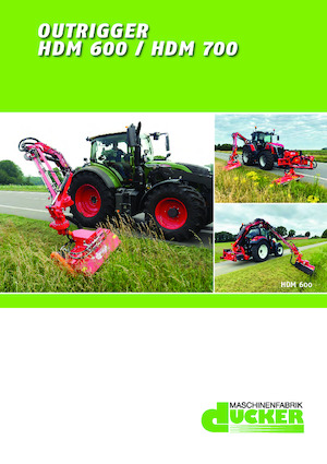 Svahové sekačky Dücker HDM 600  VMS 1200