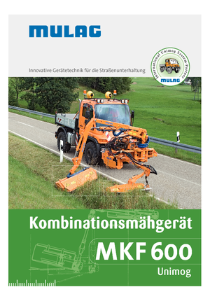 Svahové sekačky Mulag MKF 600