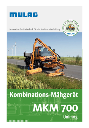 Svahové sekačky Mulag MKM 700