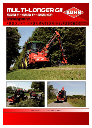 Svahové sekačky Kuhn Multi-Longer GII HE 5051 P