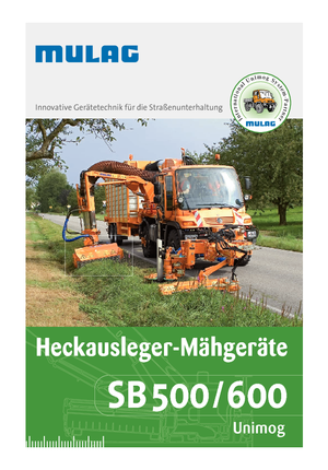 Svahové sekačky Mulag SB 500