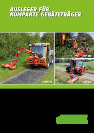 Svahové sekačky Dücker DBM 400 TMK 10