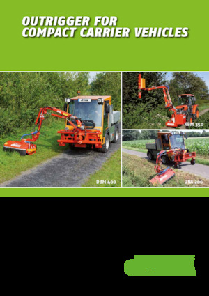 Svahové sekačky Dücker DBM 400 TMK 10