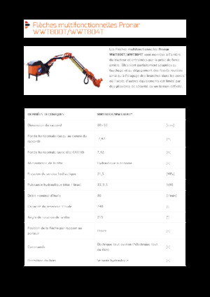 Svahové sekačky Pronar WWT 804T