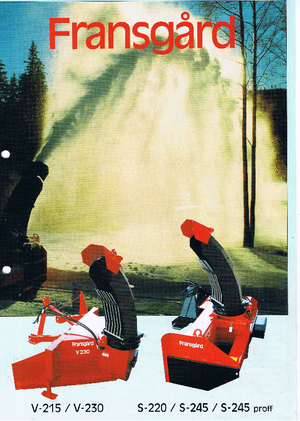 Sněhové frézy Fransgard S 245 proff