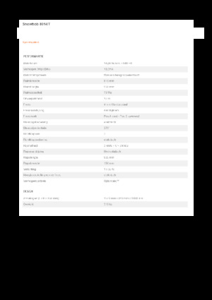 Sněhové frézy Eliet Snowbob 8014 T4