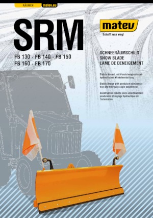 Sněžné pluhy Matev SRM-FB 130