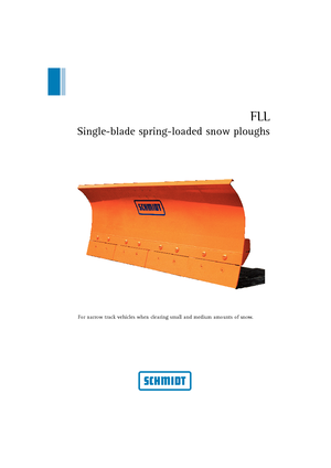 Sněžné pluhy s odpružením Schmidt FLL 24 *