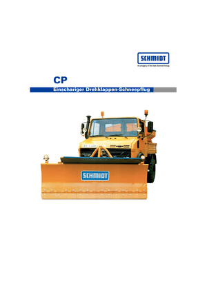 Sněžné pluhy s natáčením Schmidt CP 3