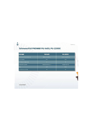 Sněžné pluhy s natáčením Pronar PU 1400