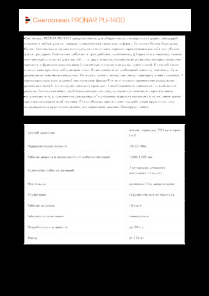 Sněžné pluhy s natáčením Pronar PU 1400