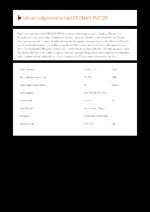 Sněžné pluhy s natáčením Pronar PU-T20