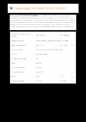 Sněžné pluhy s natáčením Pronar PUV 3600HD