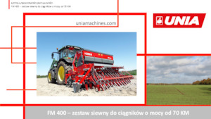 Secí stroje Unia FM A 700/3