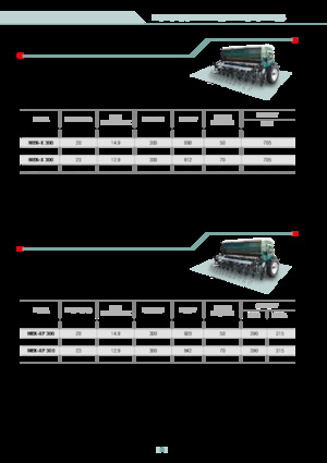 Secí stroje Arbos MEK-X 300