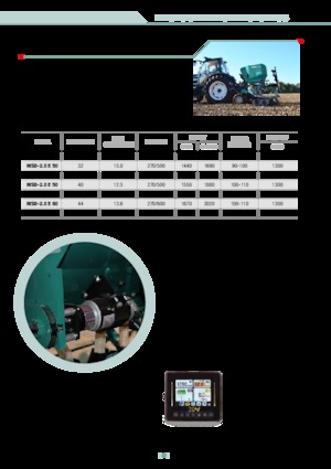 Secí stroje Arbos MSD-2.0 E 50