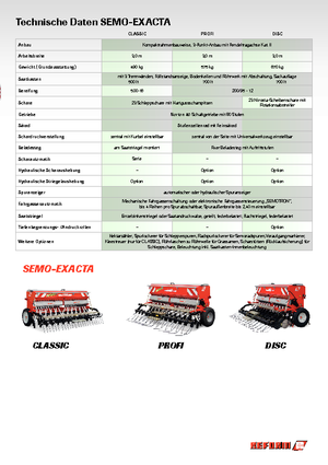 Secí stroje Reform Werke Semo-Exacta Classic