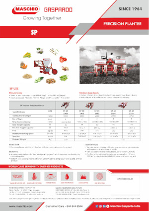 Secí stroje Gaspardo SP 4R 2750